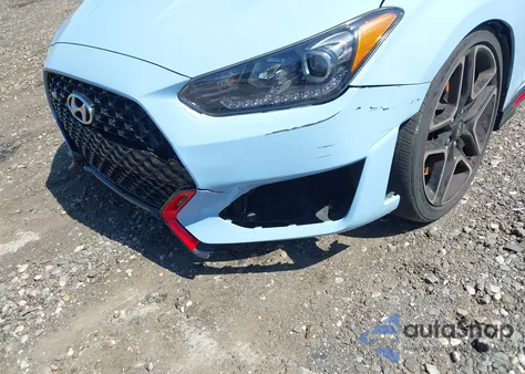 2022 Hyundai Veloster N z USA, uszkodzony, nr VIN KMHT36AH9NU015281
